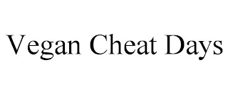 VEGAN CHEAT DAYS