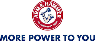 ARM & HAMMER THE STANDARD OF PURITY MORE POWER TO YOU