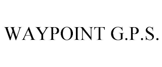 WAYPOINT G.P.S.