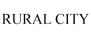 RURAL CITY