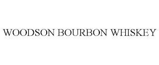 WOODSON BOURBON WHISKEY