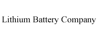 LITHIUM BATTERY COMPANY