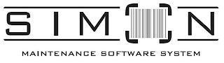 SIMON MAINTENANCE SOFTWARE SYSTEM