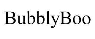 BUBBLYBOO