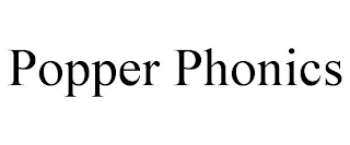 POPPER PHONICS