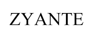 ZYANTE