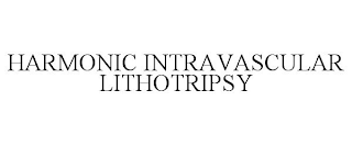 HARMONIC INTRAVASCULAR LITHOTRIPSY