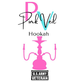 PV PINK VEIL HOOKAH U.S. ARMY VETERAN