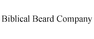 BIBLICAL BEARD COMPANY