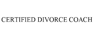 CERTIFIED DIVORCE COACH