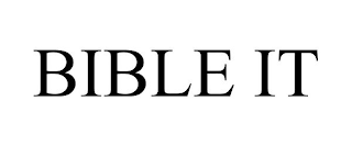 BIBLE IT