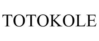 TOTOKOLE