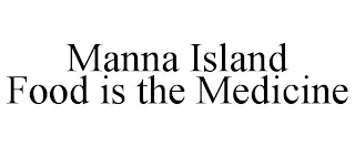 MANNA ISLAND FOOD IS THE MEDICINE