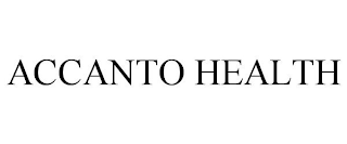 ACCANTO HEALTH