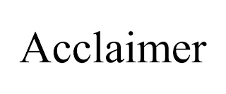 ACCLAIMER