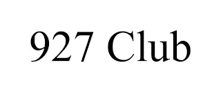 927 CLUB