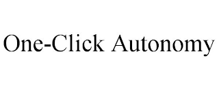 ONE-CLICK AUTONOMY