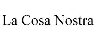 LA COSA NOSTRA