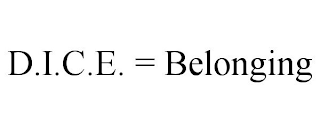 D.I.C.E. = BELONGING