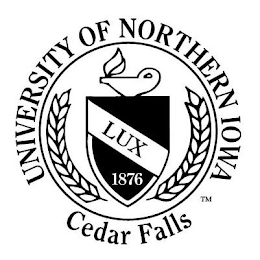 UNIVERSITY OF NORTHERN IOWA LUX 1876 CEDAR FALLS