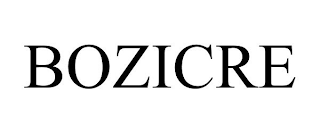 BOZICRE