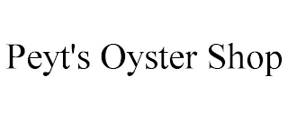 PEYT'S OYSTER SHOP