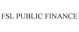 FSL PUBLIC FINANCE