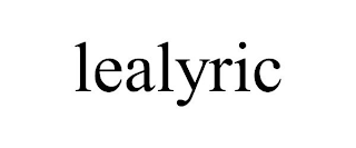 LEALYRIC