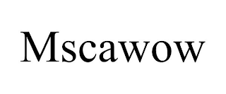 MSCAWOW