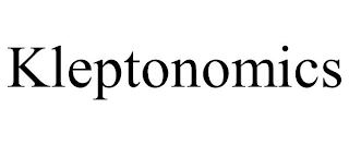 KLEPTONOMICS