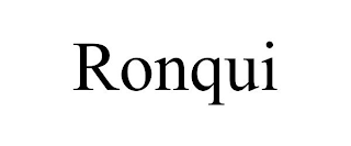 RONQUI