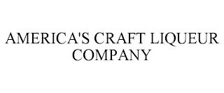 AMERICA'S CRAFT LIQUEUR COMPANY