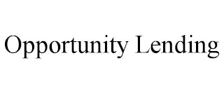 OPPORTUNITY LENDING