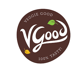 VGOOD VEGGIE GOOD 100% TASTY! & DESIGN