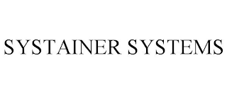 SYSTAINER SYSTEMS