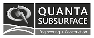 Q QUANTA SUBSURFACE ENGINEERING + CONSTRUCTION