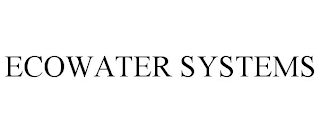 ECOWATER SYSTEMS