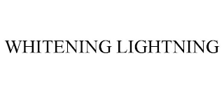 WHITENING LIGHTNING