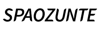 SPAOZUNTE
