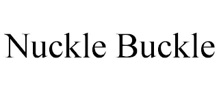 NUCKLE BUCKLE