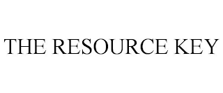 THE RESOURCE KEY