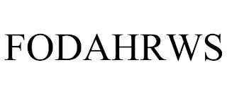 FODAHRWS
