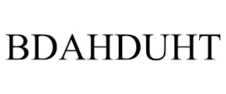 BDAHDUHT