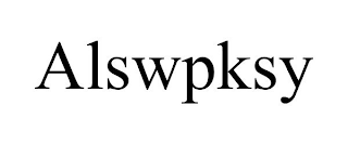 ALSWPKSY