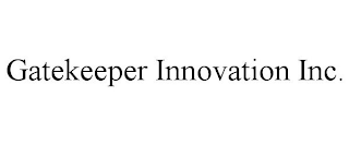 GATEKEEPER INNOVATION INC.