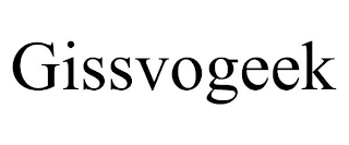 GISSVOGEEK