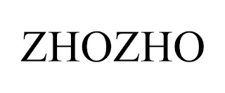 ZHOZHO