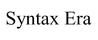 SYNTAX ERA