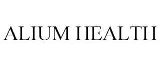 ALIUM HEALTH