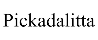 PICKADALITTA